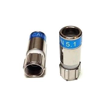 F connector Cablecon F-56-CX3 5.1-7 mm Compression